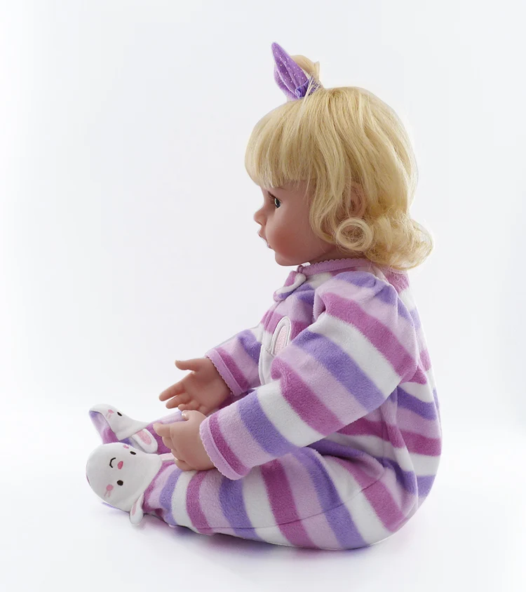 

Bebe dolls 22" soft silicone vinyl reborn babies girl toddler reborn bonecas for children gift real alive new born baby bonecas