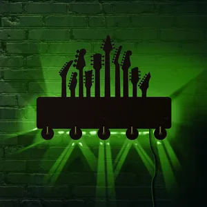 Гитары бытовой разных настенные крючки для лампы музыкальный инструмент многоцелевого стены сумки крючок для одежды держатель ключей домашний декор ключница