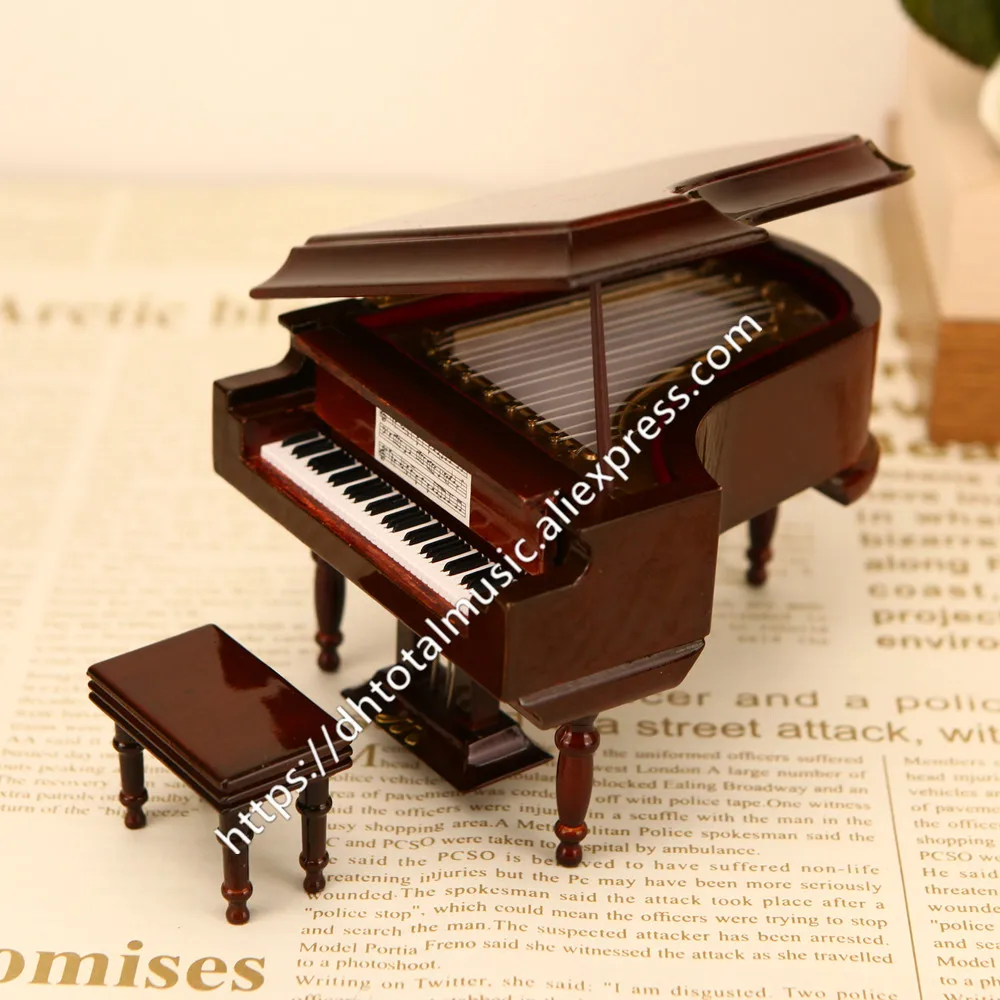 Персонализированная мини копия пианино аксессуары для кукольного домика