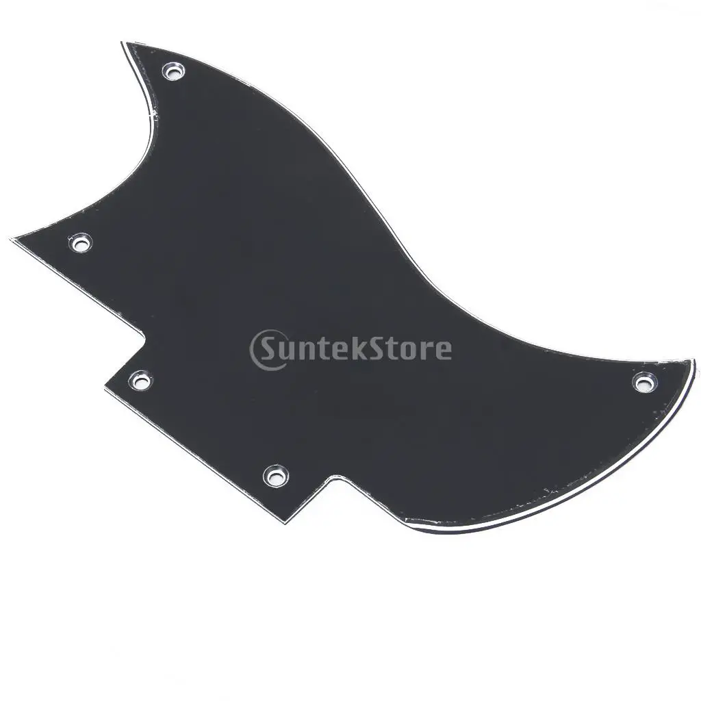 Черный 3 слоя накладку к царапинам Пластина для SG Электрогитары|scratch plate|3 plypickguard