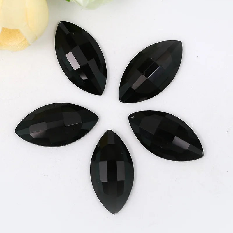 2018 превосходное качество черная лошадиная глазка плоская задняя часть искусство