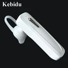 Миниатюрные Bluetooth-наушники kebidu с крючком, стерео-наушники с микрофоном, беспроводная гарнитура, автомобильные наушники для Xiaomi, Samsung, Huawei, Новинка