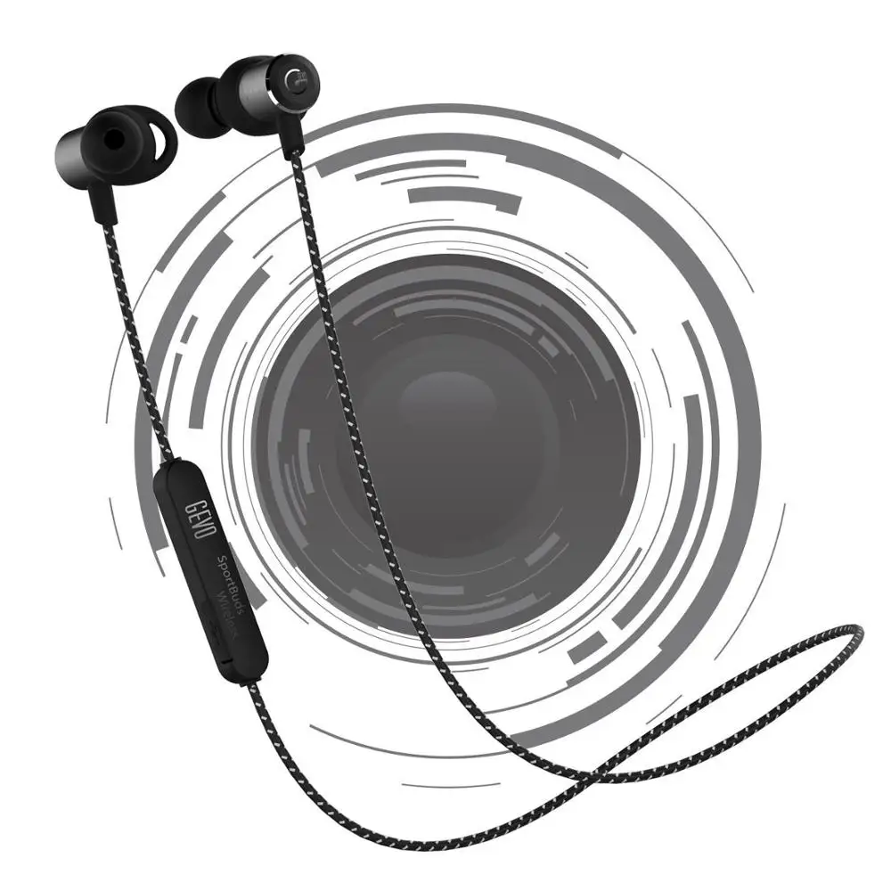 GEVO GV18-BT беспроводные Bluetooth наушники устойчивые к поту магнитные стерео ушные