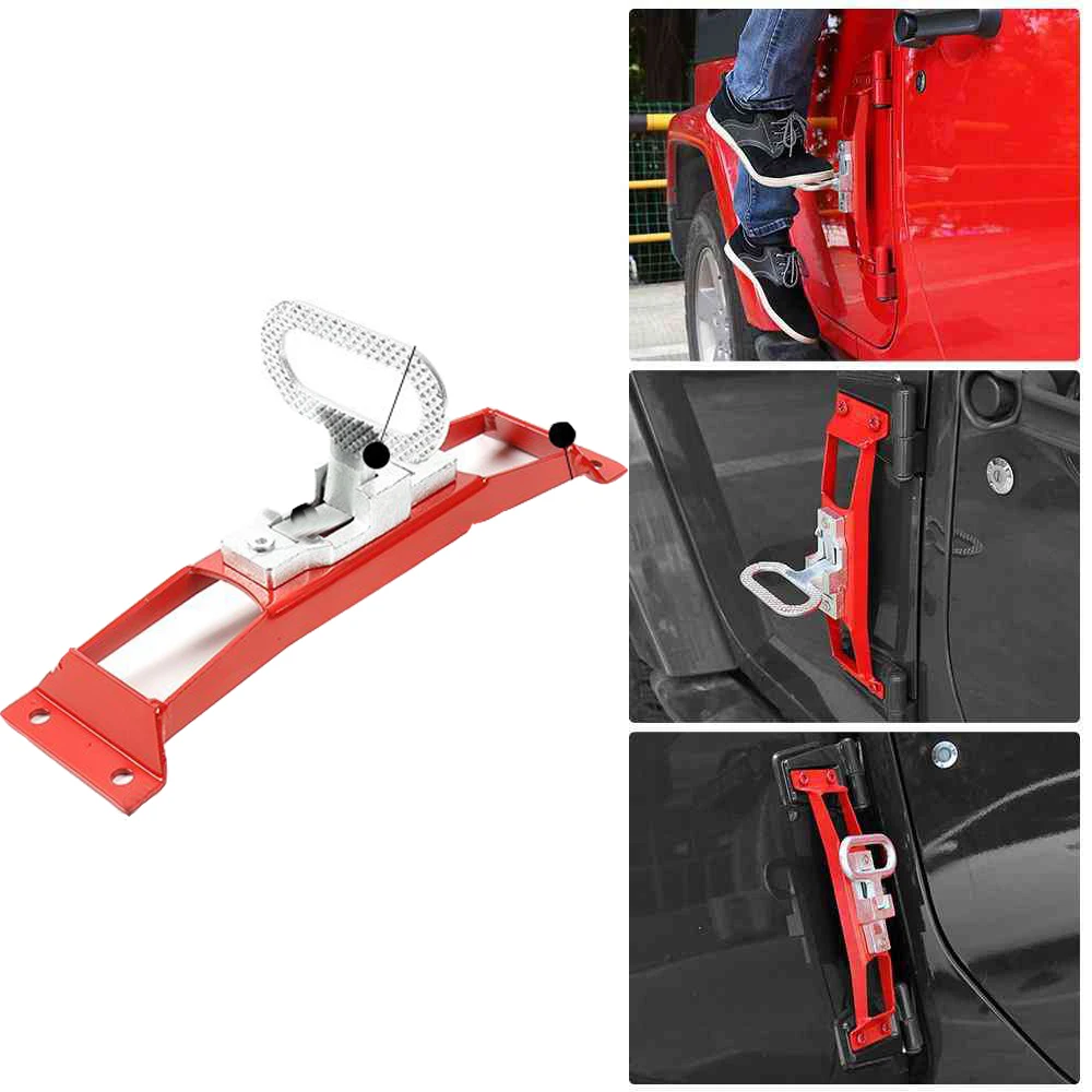 Металлические складные дверные петли для ног Peg Jeep Wrangler JK & Unlimited автомобильные