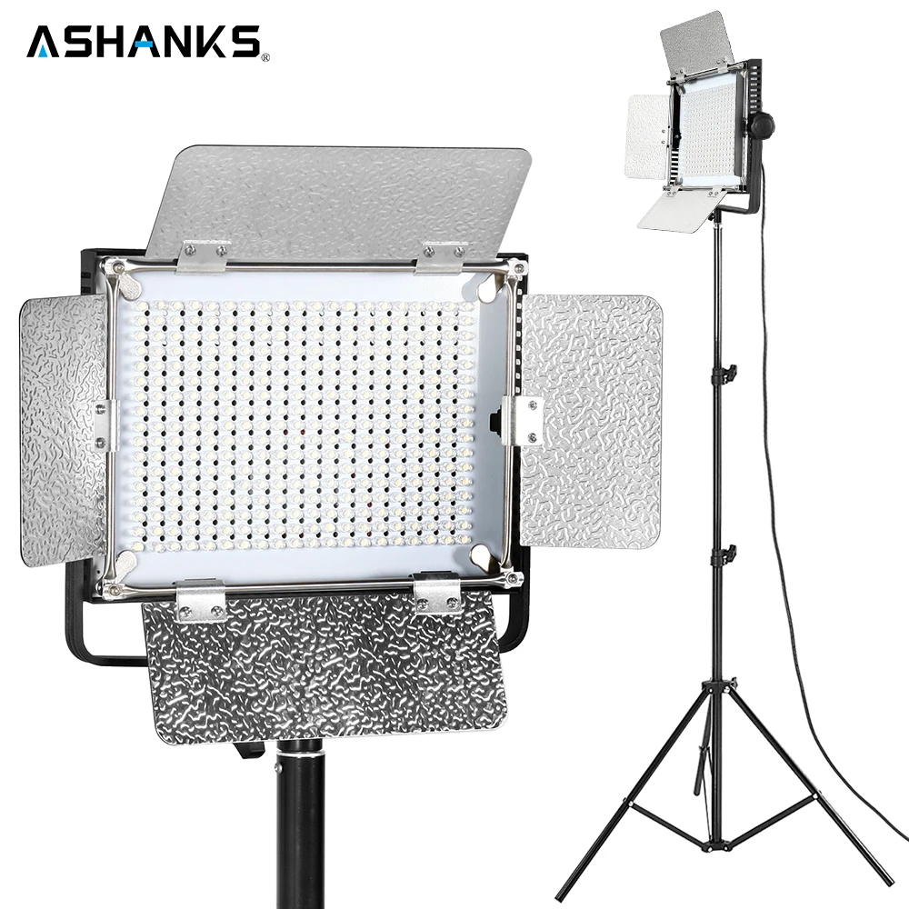ASHANKS 40 Вт Светодиодная панель свет фотографии лампы диммер 3200 К к/5500 непрерывной