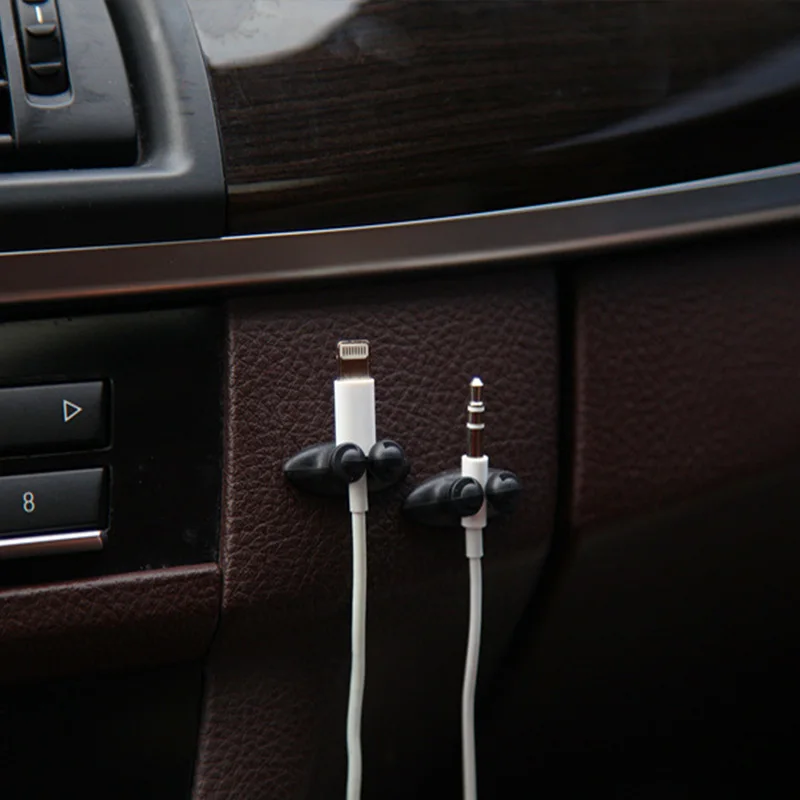 8 шт. фиксированный зажим для USB кабеля автомобильный проводов|car clips|car charger line