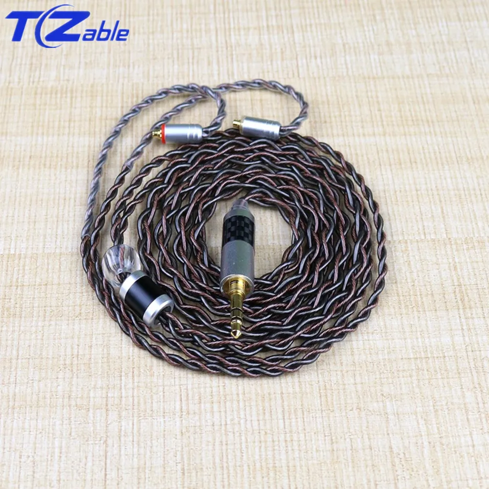0 78 Pin DIY гарнитура Кабель для IM A2DC MMCX ie80 Hifi наушники обновленный кабель один