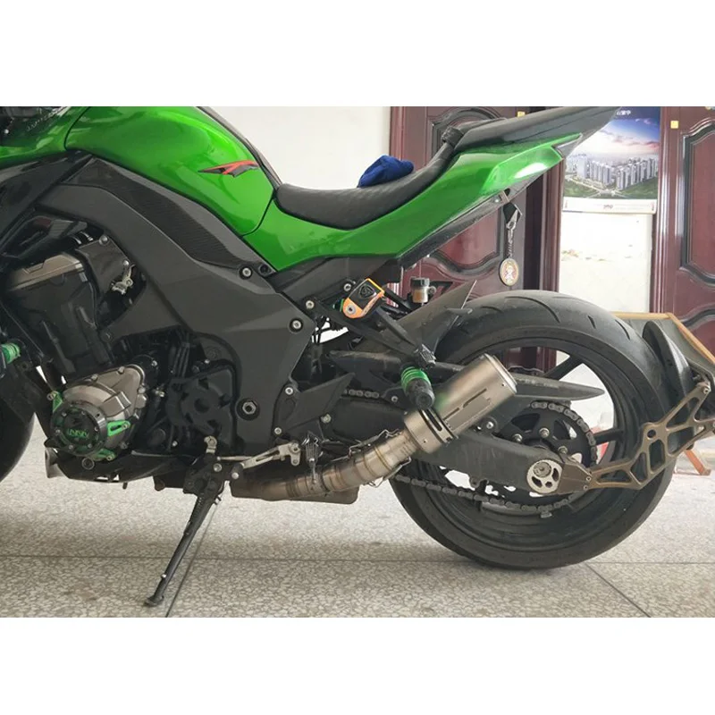 L R 2010- Z1000 полная выхлопная система мотоциклетный коллектор Mid Pipe slip on 51 мм Escape для Kawasaki Z1000SX Ninja 1000