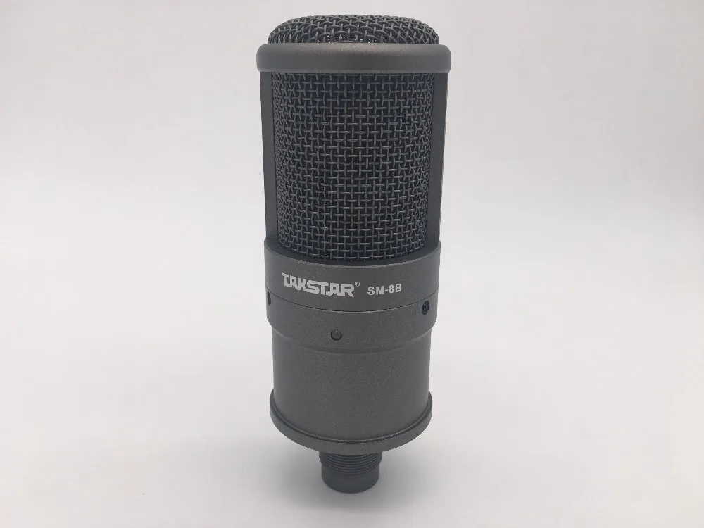 Горячая TAKSTAR SM-8B конденсаторный микрофон караоке микрофон для записи, вещания, выступления в реальном времени