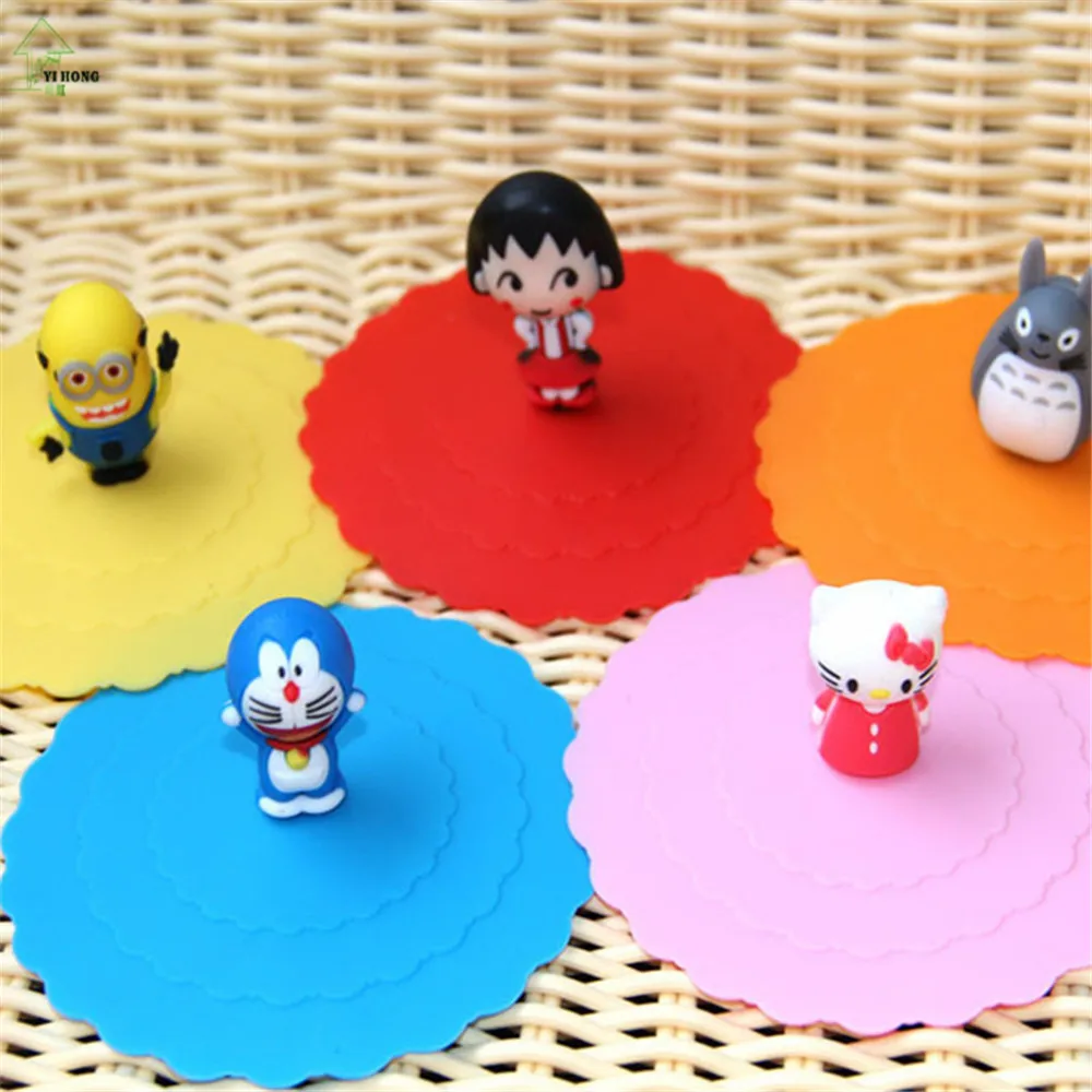 YI HONG Милая мультяшная зеленая силиконовая форма крышка Пылезащитная