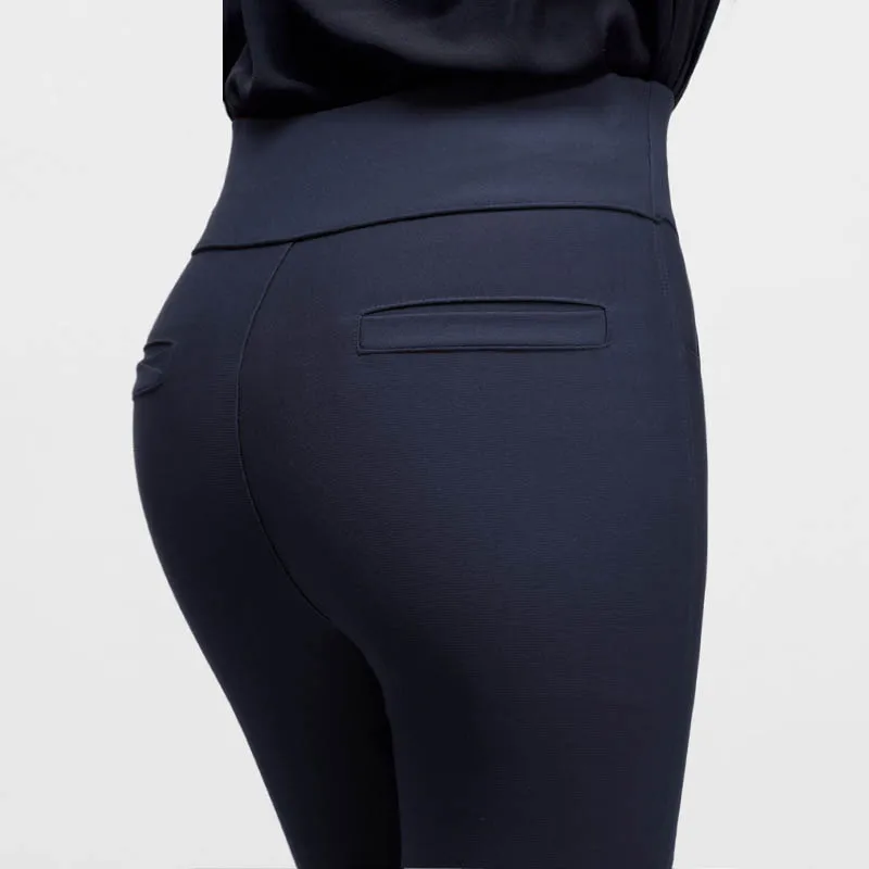 High Waist Leggings Women Slim Elastic Stretched Bodycon Leggings Office Lady Trousers NJR02