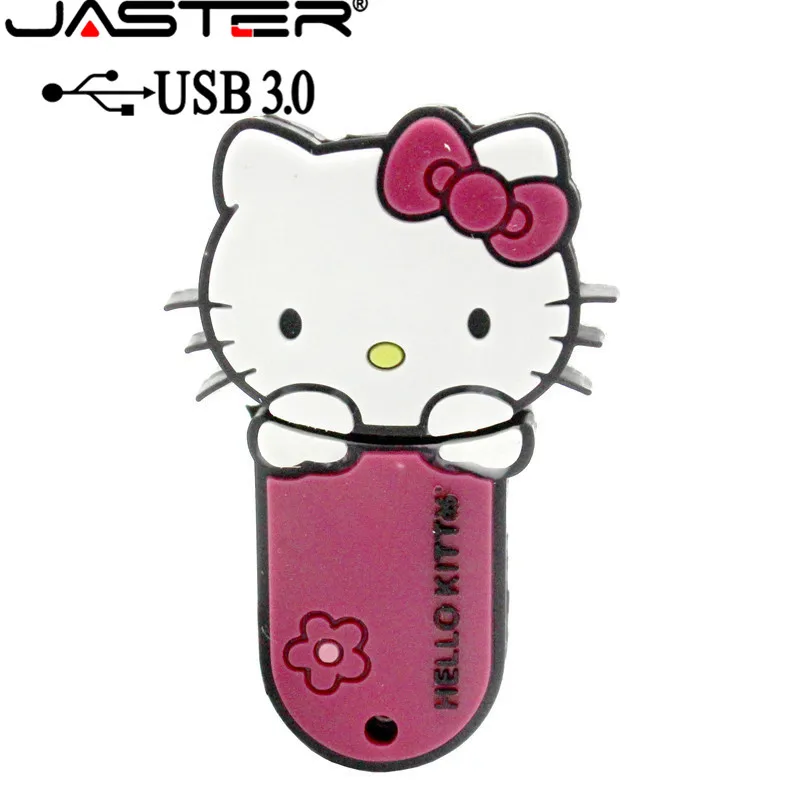 JASTER 3,0, hello kitty, usb флеш-накопитель, милые флешки, 4 ГБ, 8 ГБ, 16 ГБ, 32 ГБ, 64 ГБ, карта памяти, u-диск, usb 3,0, флеш-накопитель