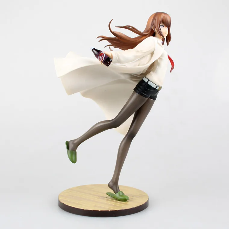 Белое пальто Makise Kurisu Steins Gate Christina Ver. Экшн фигурка из ПВХ с амином Игрушечная