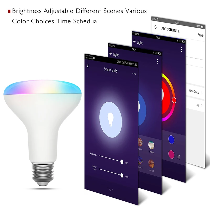 YOSYN умный светодиодный лампы 7 Вт 8 13 RGB пульт дистанционного управления