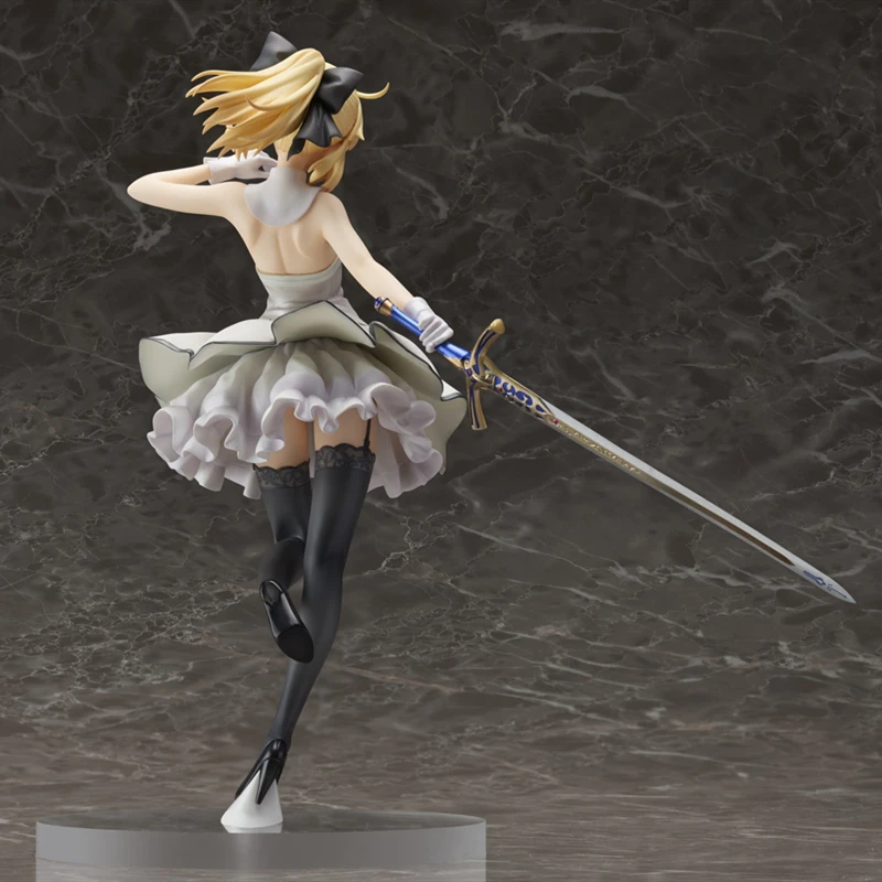 15 см с рисунком аниме Fate Stay Night Saber Lily фигурку ПВХ сексуальные девушки сабля