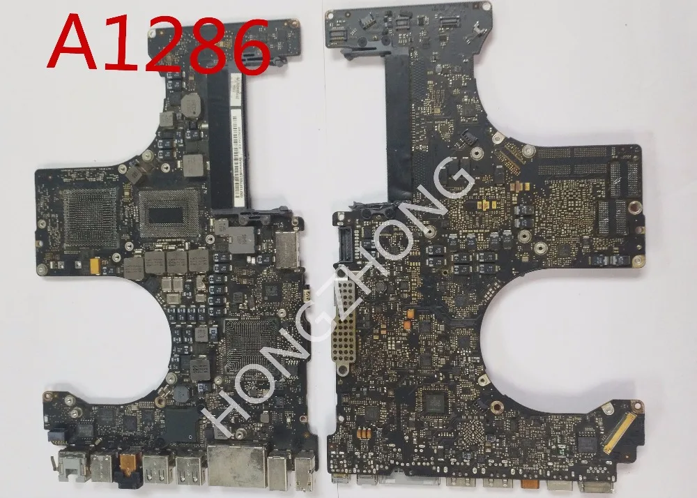 A1286 820-2915-B/A 820-2915 неисправная Логическая плата для ремонта 15 дюймов прилагается