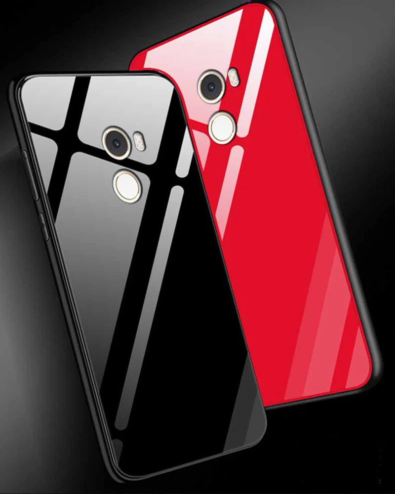 Чехол для xiaomi mi x, чехол из закаленного стекла с изображением звездного неба+ TPU Edge, тонкая жесткая задняя крышка для xiaomi mi x 1 mi x1, чехол для телефона