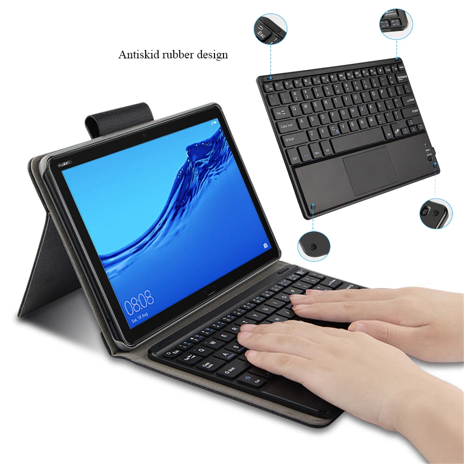 Чехол для Huawei MediaPad M5 Lite 10 1 &quotBAH2 W09/L09/W19 съемный планшет с Bluetooth клавиатурой