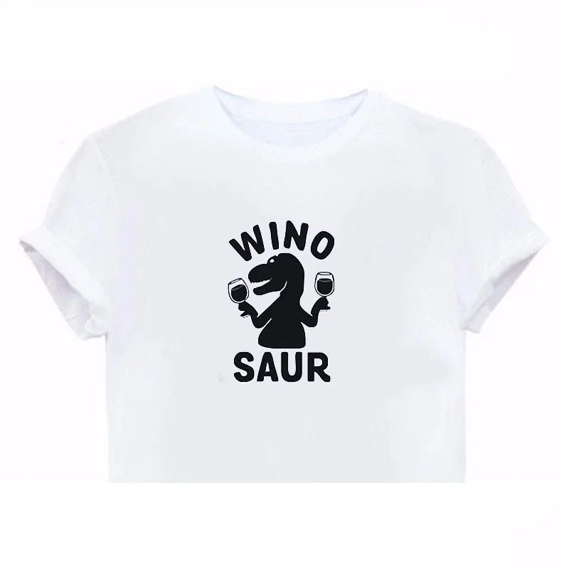 WINO SAUR Женская Футболка Harajuku Kawaii с единорогом женские топы футболка Femme