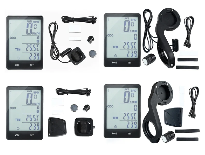INBIKE 2,8 ''большой экран велосипедный компьютер беспроводной Велосипедный компьютер непромокаемый Спидометр Одометр велосипедный измеримый секундомер