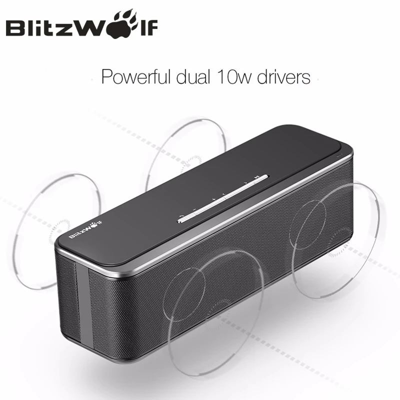 BlitzWolf динамик bluetooth s Портативный беспроводной стерео мини для iPhone Xiaomi Мобильный