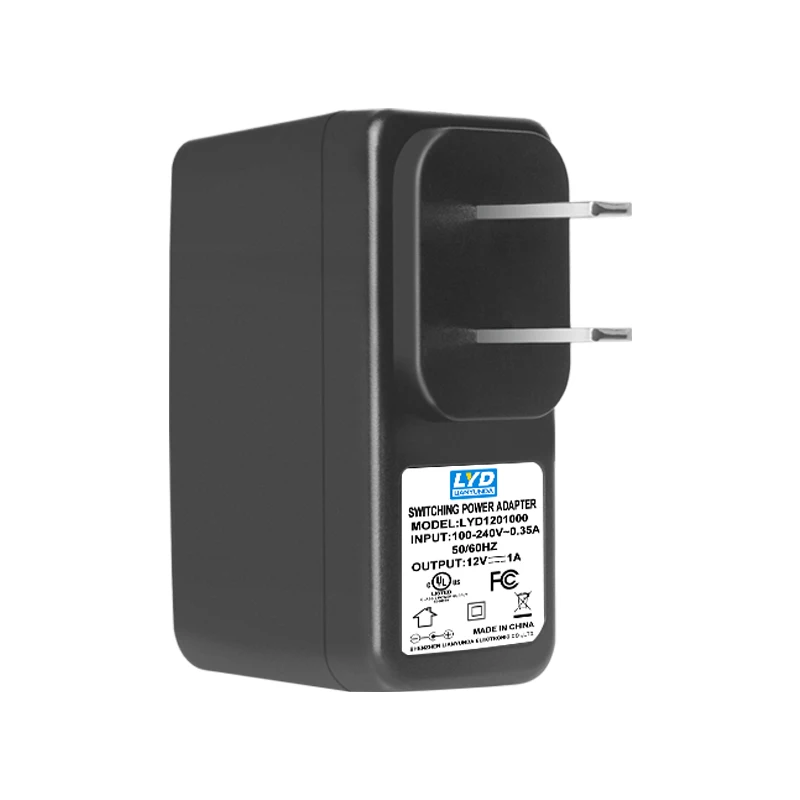 12 V/1A US/EU/AU блок питания AC/DC адаптер 100 240 V 50 60 HZ противопожарное зарядное устройство