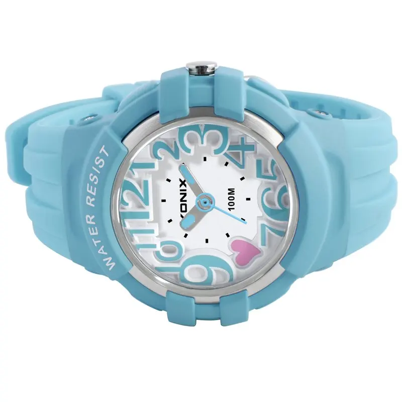 Новинка 2018 модные светящиеся 3d часы для девочек Студенческие Кварцевые