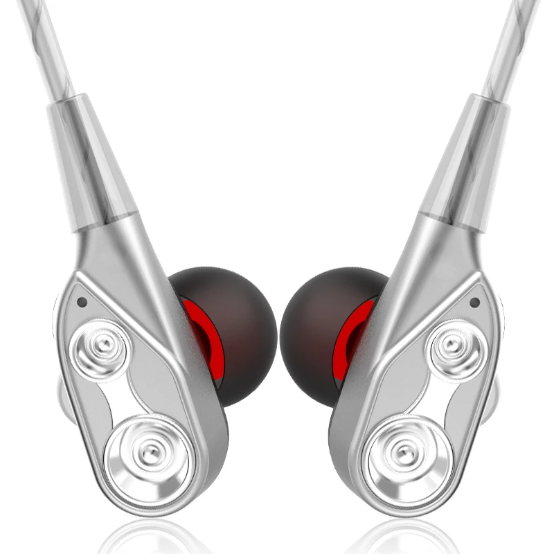 Наушники In ear с двойным движением для мобильного телефона Универсальные наушники
