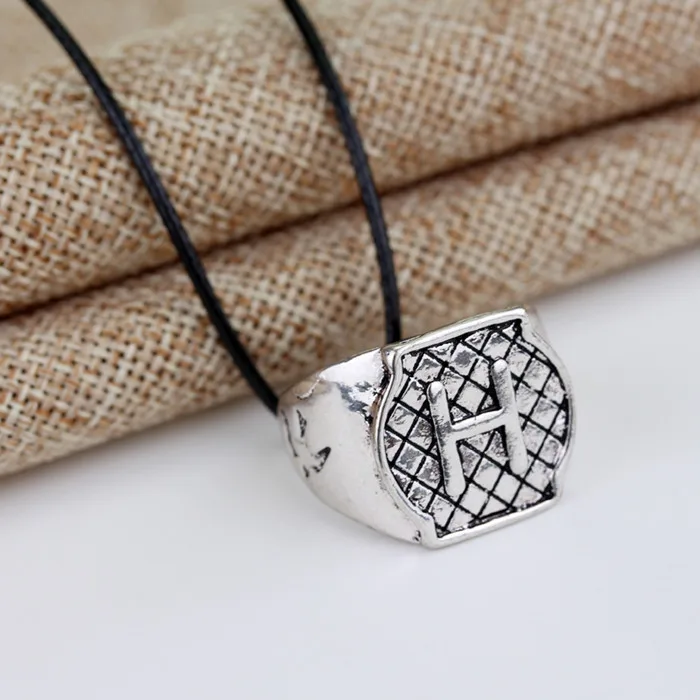 Dongsheng The Mortal Instruments город ожерелье из костей Веревка Цепь Morgenstern Herondale Lightwood семья Shadowhunter ожерелье - Окраска металла: H