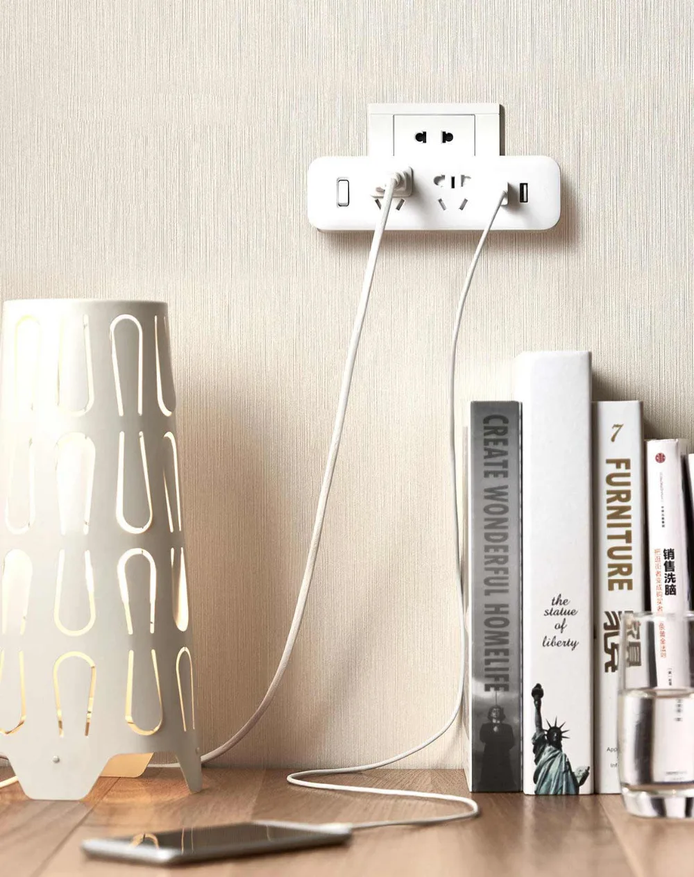Блок питания Xiaomi Mijia портативный мини-адаптер для путешествий 5 В 2 1 А USB быстрая