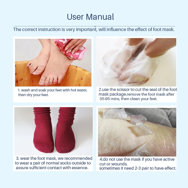 10 шт. отшелушивающая маска для ног педикюра|socks for pedicure|spa socksfeet mask |