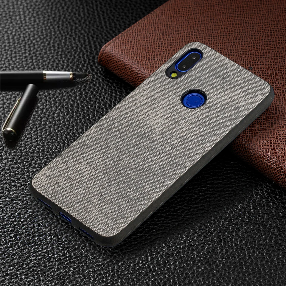 Luxury Denim Fabric Texture Soft Case Mobile Phone Back Cover Coque Funda for xiaomi Mi A2 Lite Redmi 6 6A Pro Note 7 |