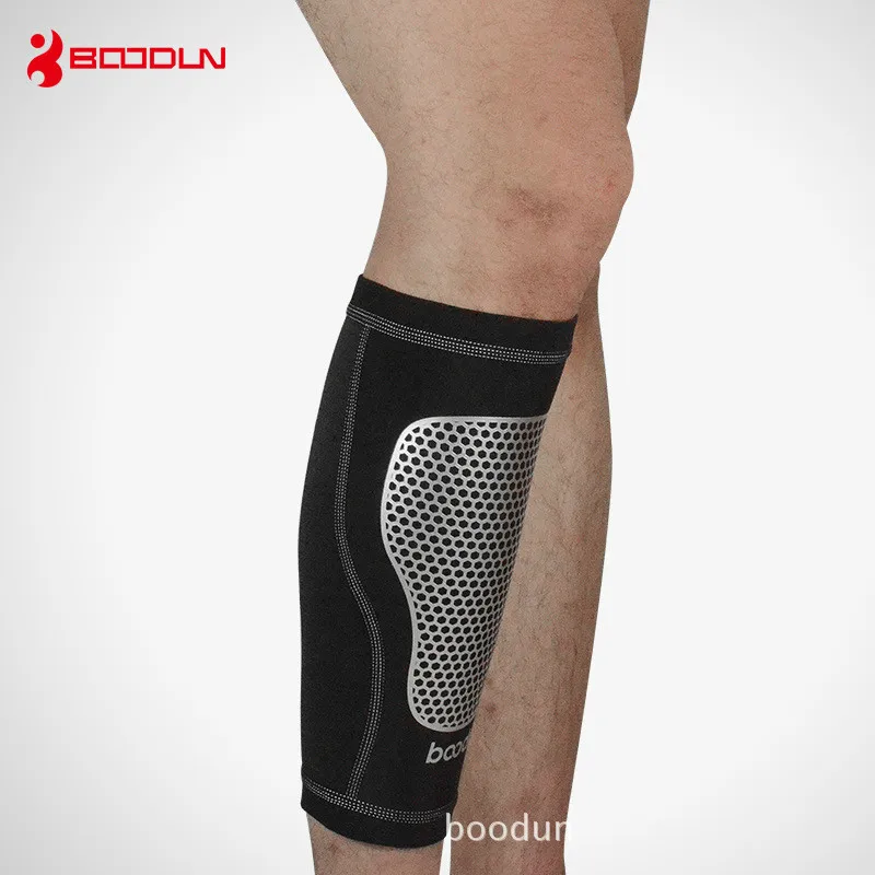 1 шт Boodun Баскетбол футбольный защитный щиток голени компрессионный бег Espinilleras
