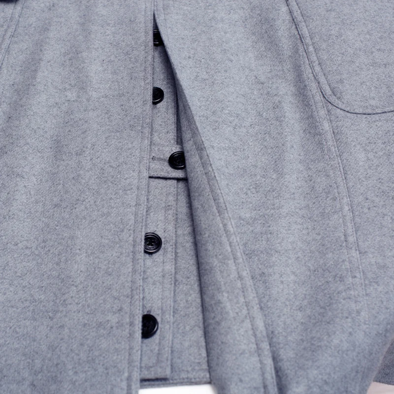 Рога пряжки шерстяное пальто Для мужчин 2021 Сезон весна осень Новинка В