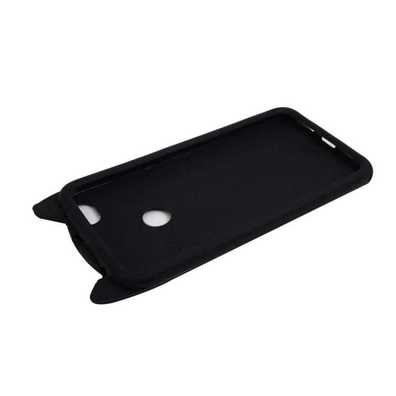 Чехол для Huawei P8 Lite 2017 5 2 дюйма милые 3D Черные кошачьи уши борода мягкий чехол