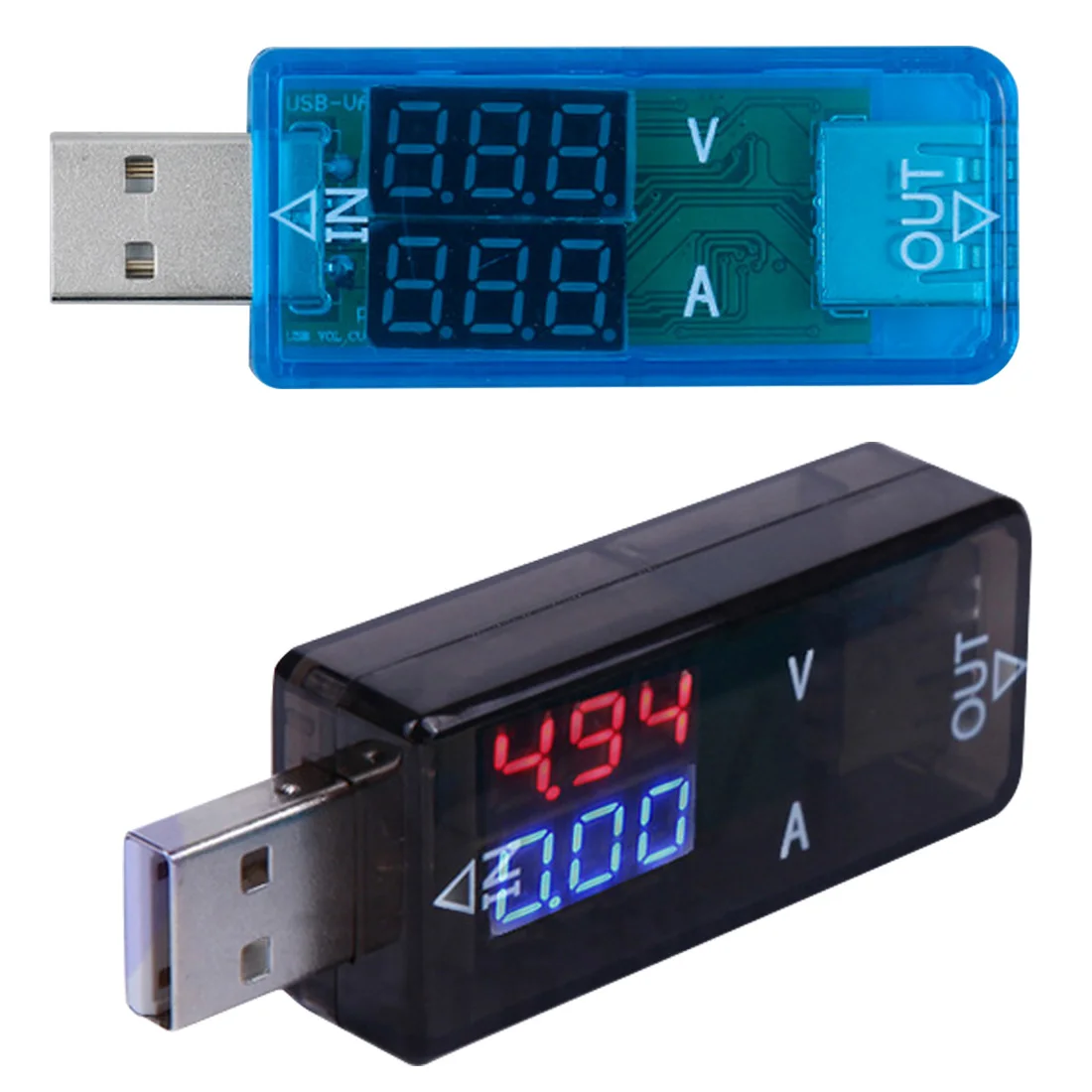 1 шт. цифровой USB тестер для измерения напряжения и силы тока|Измерители