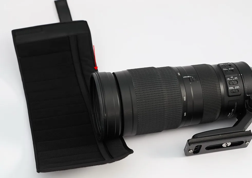 Фотокамера со складной блендой на заказ для Nikon линзы ROLANPRO 200-500 мм f/5.6E ED VR только