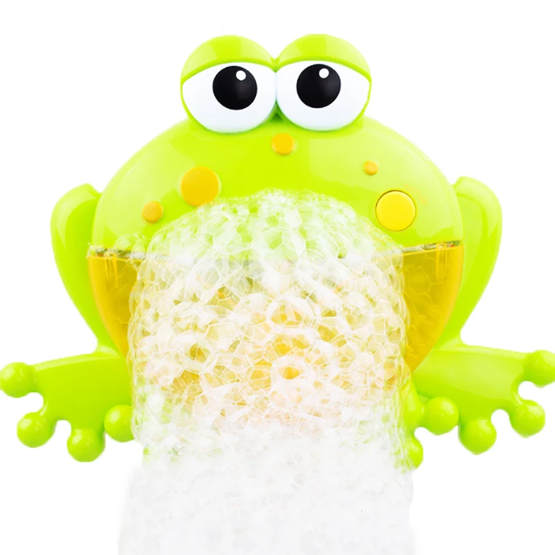 Baby Bubble Frog Crabs детская игрушка для ванной Maker ванна купания мыльница игрушки детей