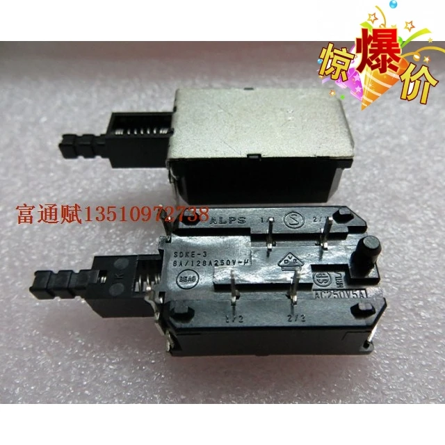 

Японские ALPS импортные ТВ выключатель питания, клавишный выключатель, 4 фута, AC250C5/6A