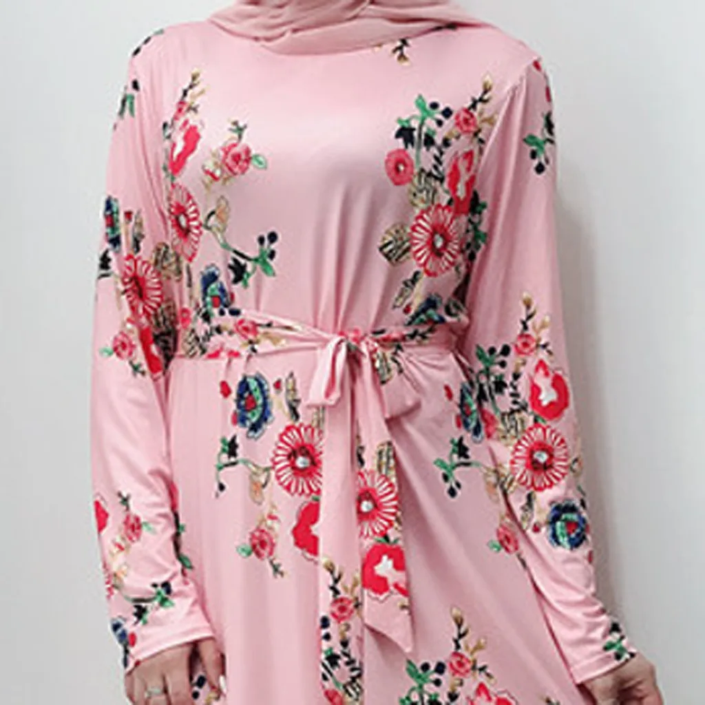 Длинное платье для женщин-мусульманок Абая официальная длинное кафтан Дубаи