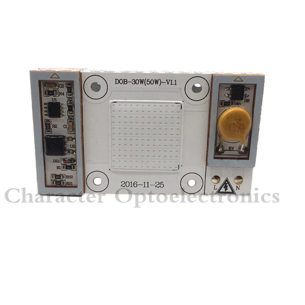 170-285V 220V 50W интегрированные светодиодные модули светло-Королевский синий 445NM-455NM