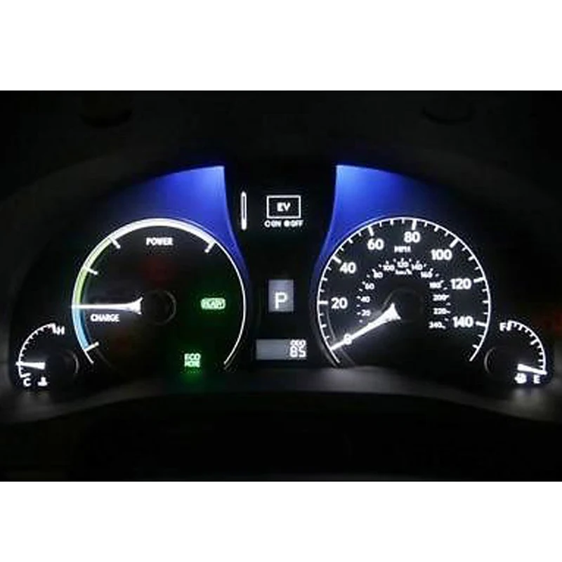 10 шт. T5 74 1 SMD 5050 Dashboard клиновидный светодиодный светильник автомобильный лампа для