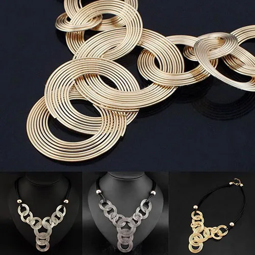 Женское колье-чокер с бусинами массивное ожерелье в стиле панк модные подарки |