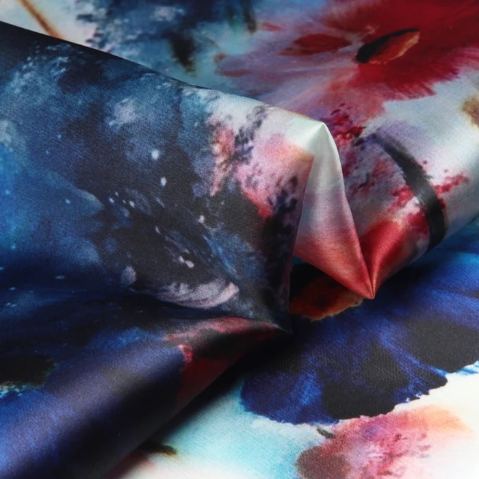 CNUM SO055 100% натуральная шелковая органза/на ощупь/цифровая ткань печатный