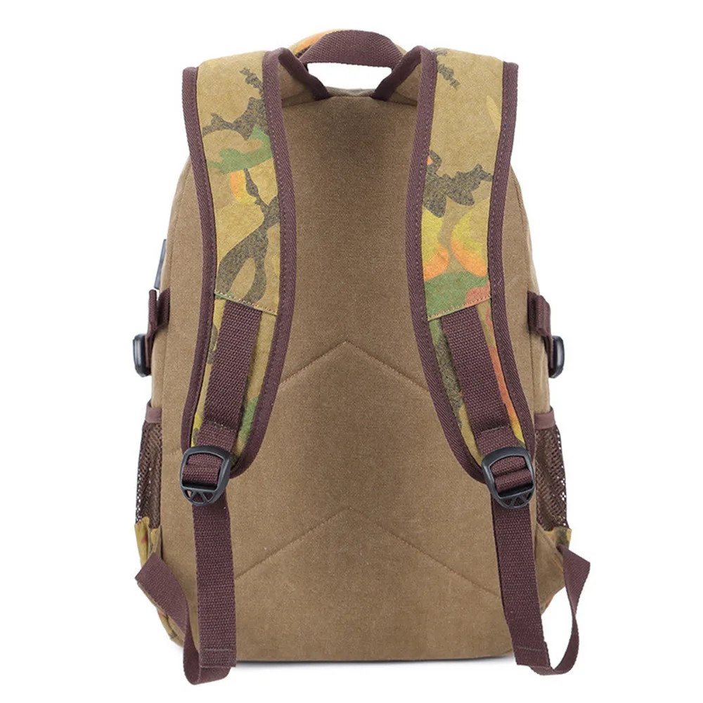 Холщовый Рюкзак с USB зарядкой для мужчин и женщин школьные ранцы ноутбука девочек