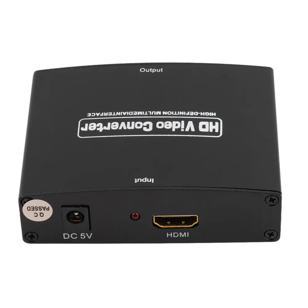1080P HD Прозрачный HDMI к RGB YPbPr адаптер конвертер Компонентный видео R/L аудио кабель
