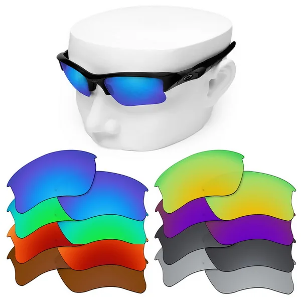 

OOWLIT Polarized Replacement Lenses for-Oakley Flak Jacket XLJ Sunglasses