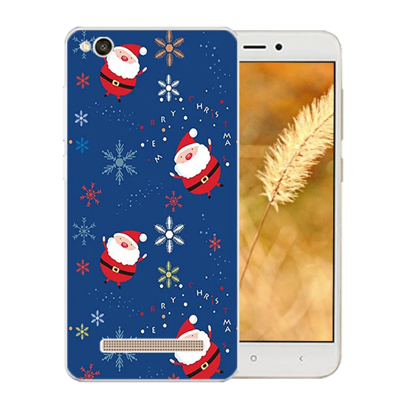 5.0 inch For Xiaomi Redmi 4A 4 A Case Merry X'MAS Pattern Cover Soft TPU Fundas Coque Shell Bags for Hongmi Phone Cases |