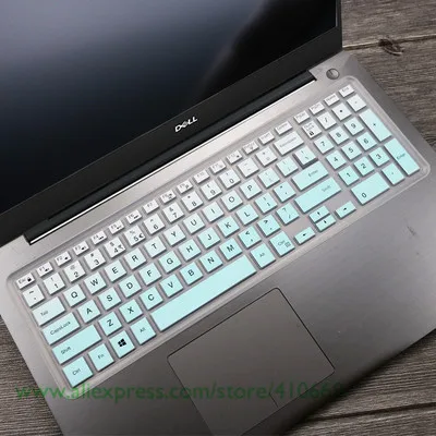 Gradual Skyblue 15,6 дюймов чехол для клавиатуры ноутбука для ухода за кожей кожи Dell Inspiron 15 5000 серии 5545 5547 5548 5555 5558 5559 5566 5567 5577 i5545 i5547 - Цвет: Gradual Skyblue