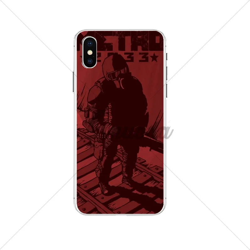 Yinuoda Метро 2033 DIY чехол для телефона Apple iPhone 7 6 6S плюс 8 х XS Макс 5 5S SE XR мобильных